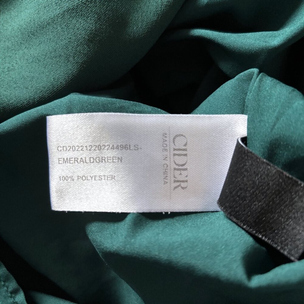 Women’s Tiered Maxi Skirt in Deep Green - Picture 12 of 13